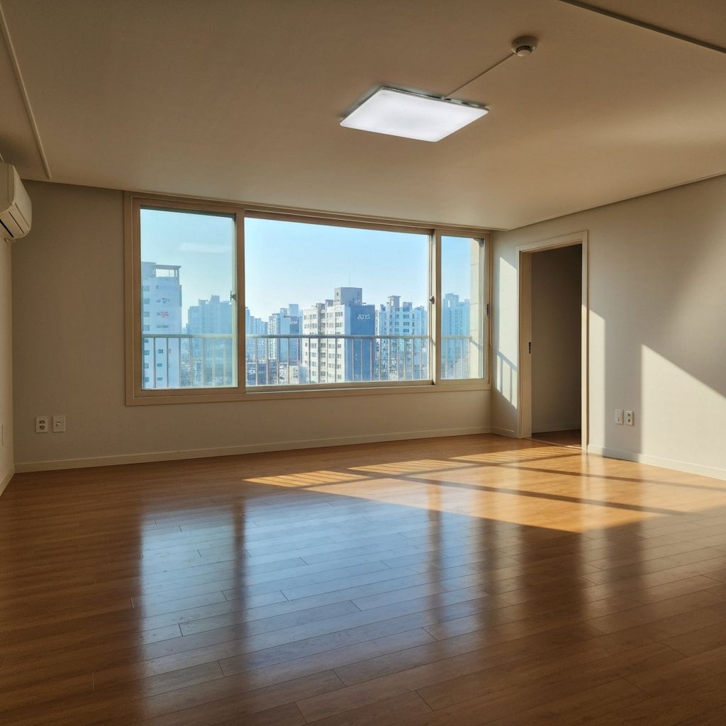 거실 청소 청소 후